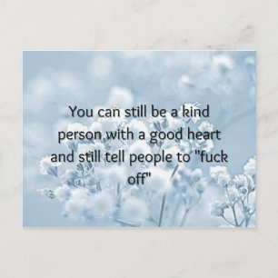 You can Still Be Kind Motivational Mini Art Print Holiday Postcard