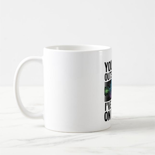 You Can’t Outsmart Me – AI On My Side Design Coffee Mug (Left)