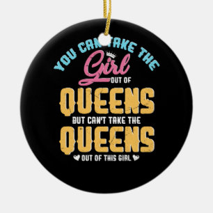 You Can Take The Girl Out Of Queens Ny Home Roots  Ceramic Tree Decoration