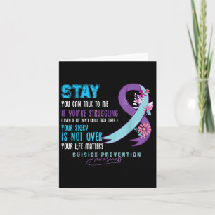 You Can Talk To Me Suicide Prevention Awareness We Card