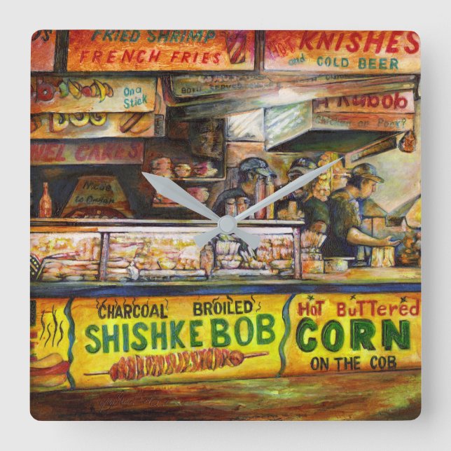 You Cannot Compete with That Square Wall Clock (Front)