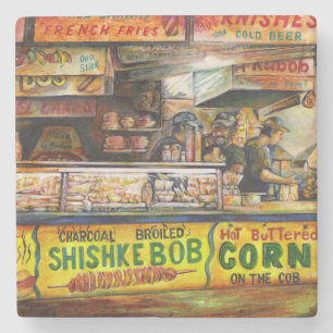 You Cannot Compete with That Stone Coaster