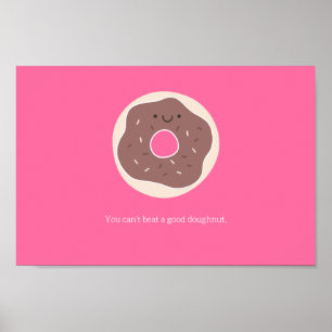 You can't beat a good doughnut poster