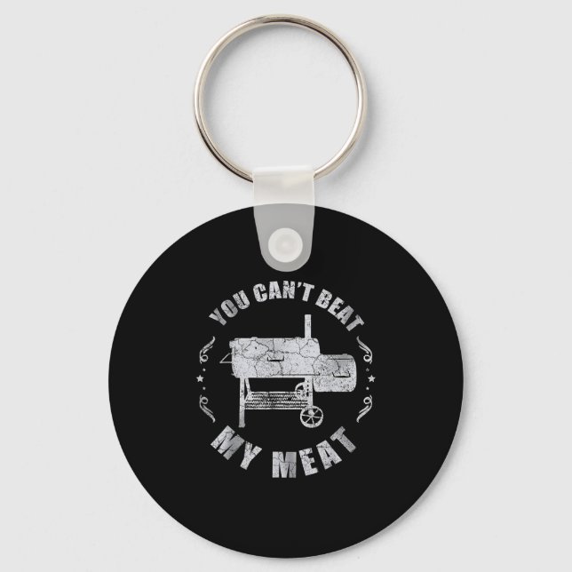You Can't Beat My Meat  Key Ring (Front)