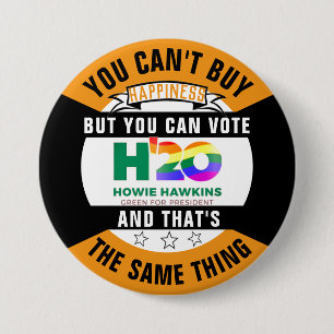 You can't buy happiness 7.5 cm round badge