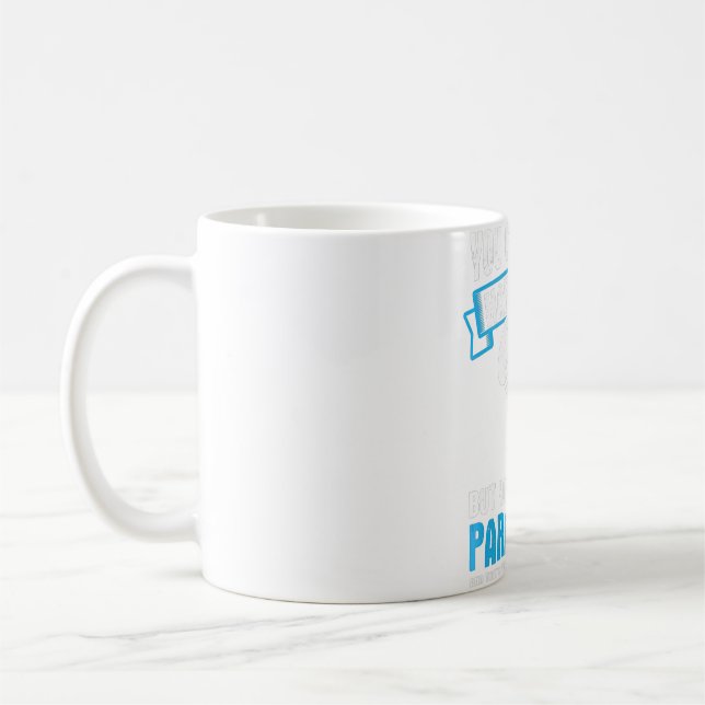 You Can't Buy Happiness Paramotor Powered Paraglid Coffee Mug (Left)