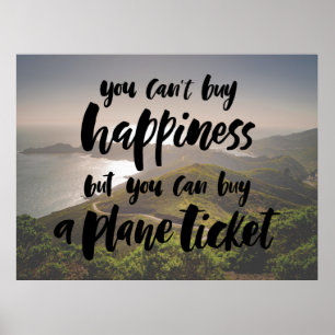 You Can't Buy Happiness Poster