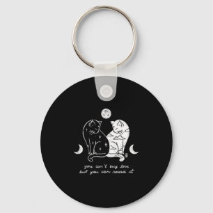 You Can't Buy Love But You Can Rescue It Cat Lover Key Ring