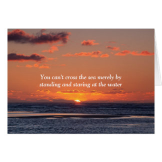 You can't cross the sea