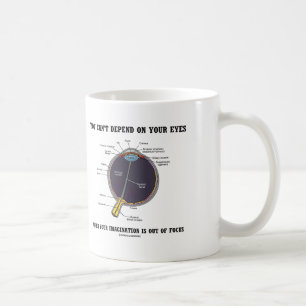You Can't Depend On Your Eyes Imagination Focus Coffee Mug