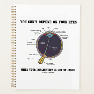 You Can't Depend On Your Eyes Imagination Focus Planner