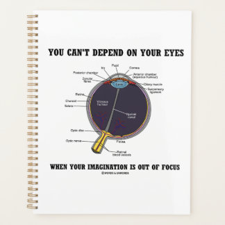 You Can't Depend On Your Eyes Imagination Focus Planner