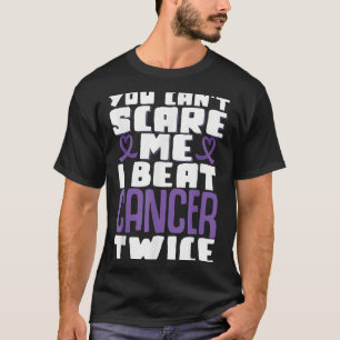 You Can't E Me I Beat Cancer Twice  T-Shirt