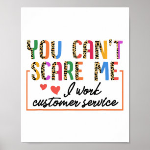 You Can't E Me I Work Er Service Funny Suprt Poster