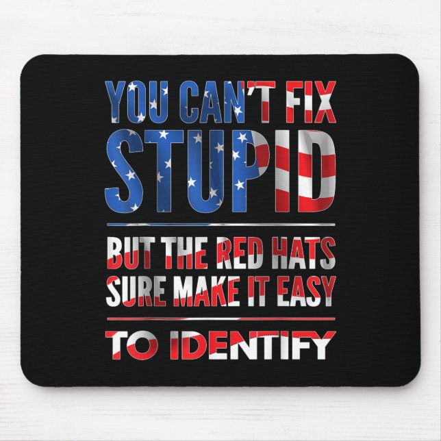 You Can't Fix Stud But The Hats Sure Make It Easy  Mouse Mat (Front)