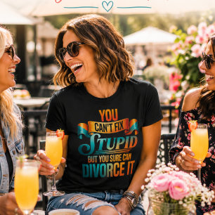 You Can't Fix Stupid But You Sure Can Divorce It T-Shirt