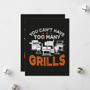 You Can't Have Too Many Grills Holiday Card
