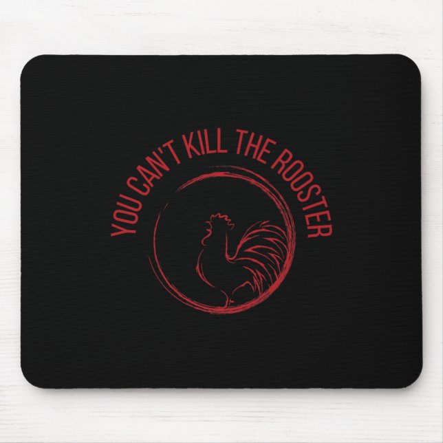 You Can't Kill The Rooster Premium  Mouse Mat (Front)