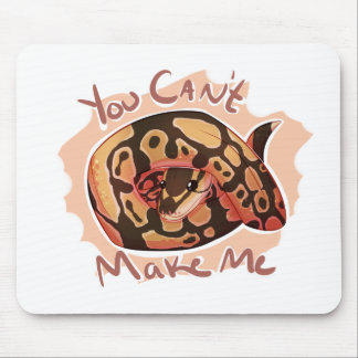 You Can't Make Me Python Mouse Mat