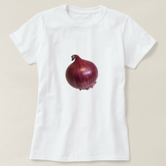 You Can't Rush Onions Cotton Tee in White