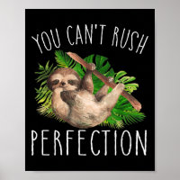 You Can't Rush Perfection Funny Sloth 