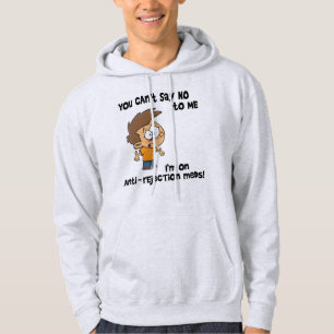 You can't say no to me - with cartoon boy hoodie