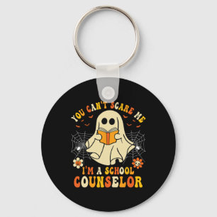 You Can't Scare Me I'm A School Counsellor Hallowe Key Ring