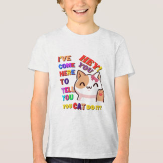 You cat do it Tri-Blend shirt