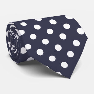 You choose background colour and white polka dots tie