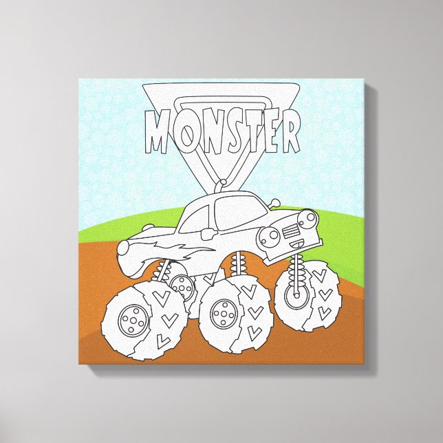 You Colour Me & Add Your TextWrapped Canvas (Gloss (Front)