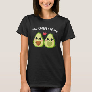 You Complete Me Avocado Couples Valentines T-Shirt