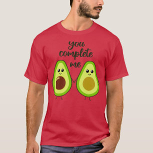 You complete me cute avocado holding hands T-Shirt