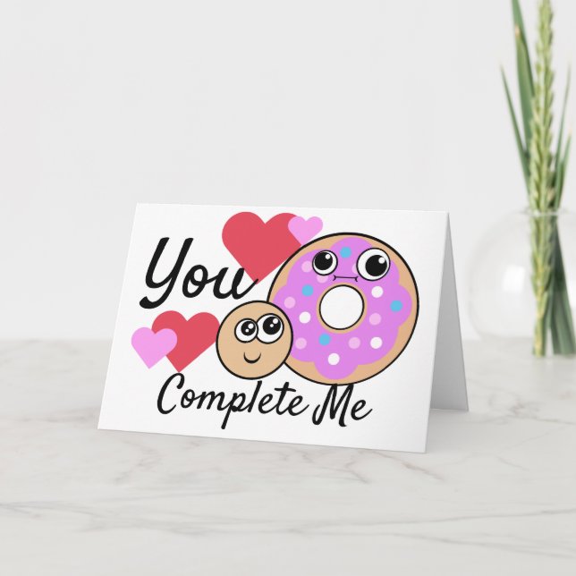 You Complete Me Holiday Card (Front)
