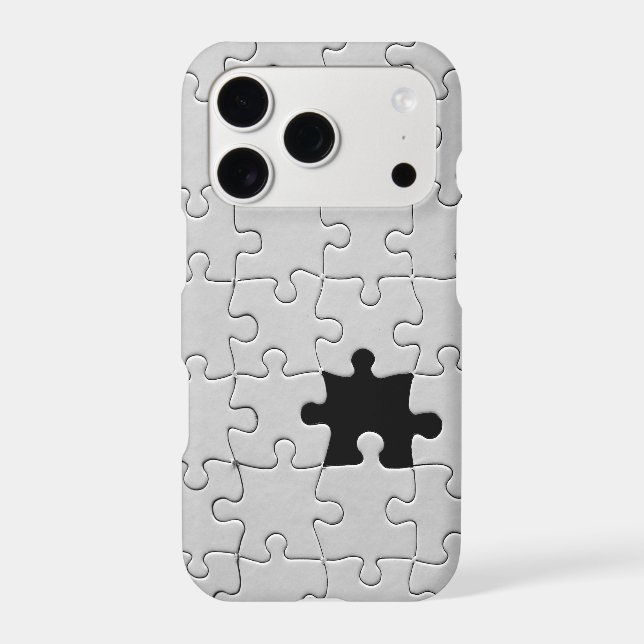 You Complete Me Romantic Black and White Jigsaw (Back)