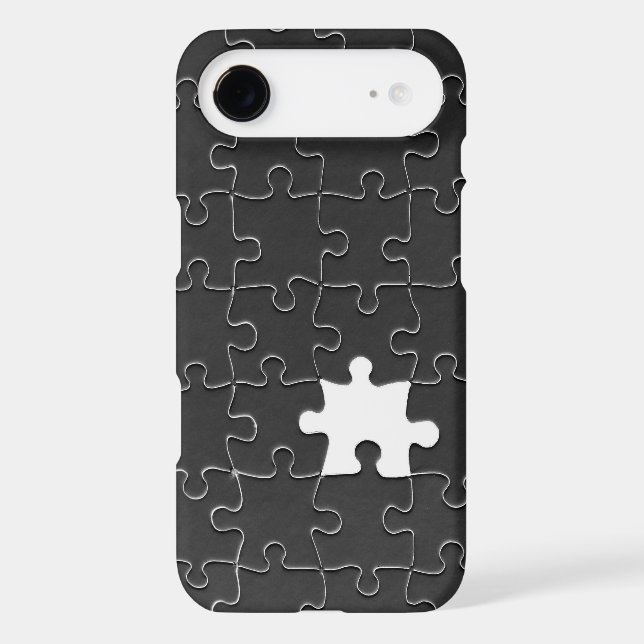 You Complete Me Romantic Black and White Jigsaw (Back)