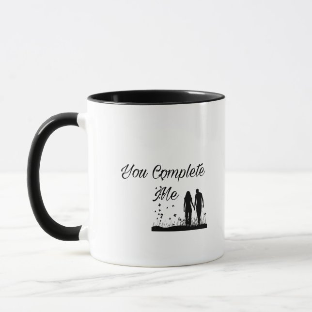 You Complete Me - Romantic Love Mug (Left)