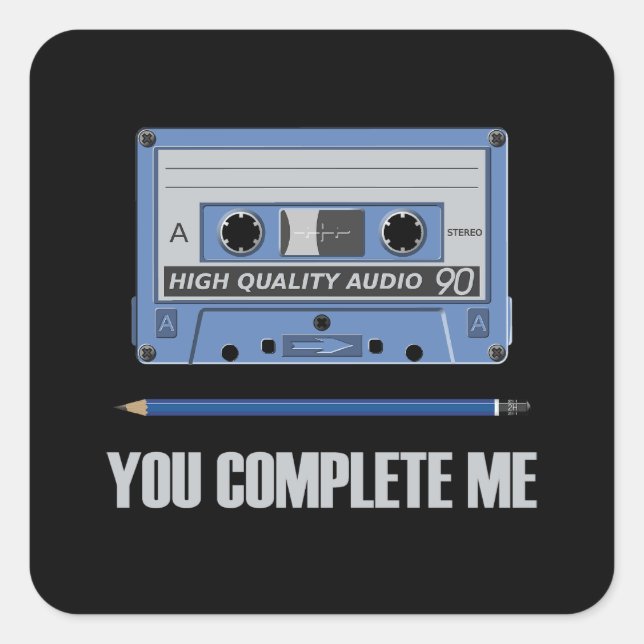 You Complete Me Square Sticker (Front)