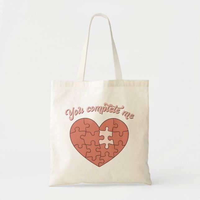 You Complete Me Tote Bag (Front)