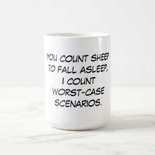 You count sheep coffee mug