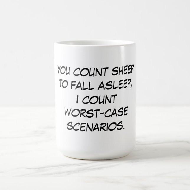 You count sheep coffee mug (Center)