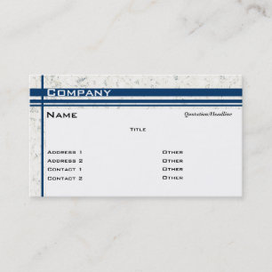 You Customise the Colour-Lite Gravel Edge Business Card