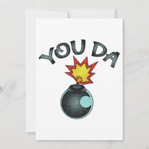 You Da Glitter Bomb Holiday Card