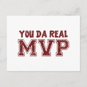 You Da Real MVP Postcard