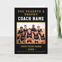 You Deserve a Trophy Coach Photo
