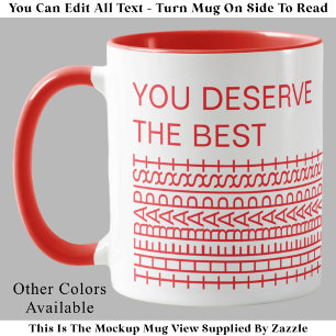 You Deserve Best Therapist Funny Joke Hidden Word Mug