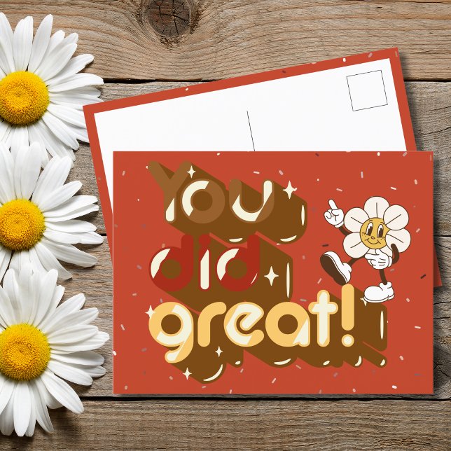 You Did Great Retro Postcard (Creator Uploaded)