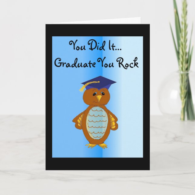 You Did It Graduate Card (Front)