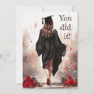 "You did it!" Graduation Card