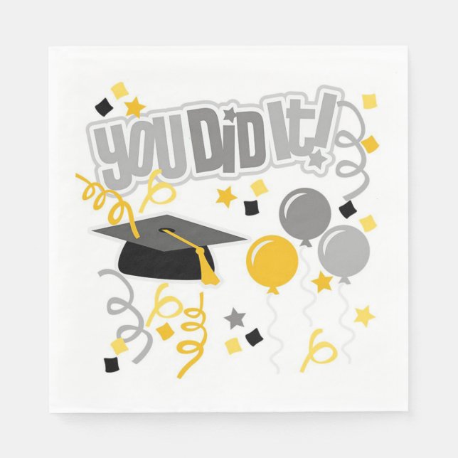 You Did It! Napkin (Front)