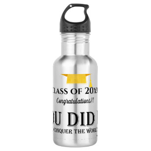 YOU DID IT Photo Class of 2025 Graduation 532 Ml Water Bottle